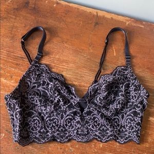 Free people black crop top